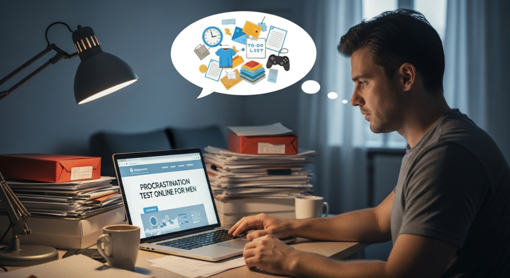 Procrastination Test Online for Men